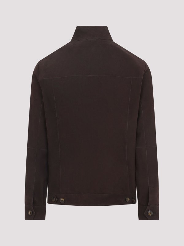 CANALI: leather jacket online - Outerwear Jacket