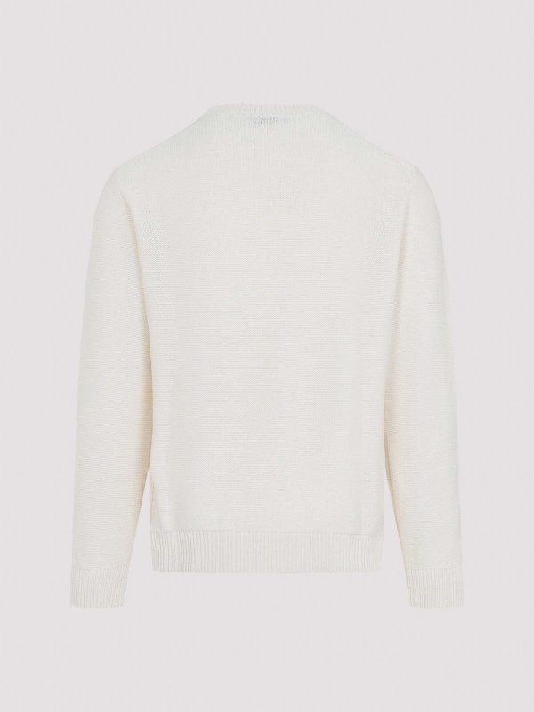 CANALI: Suéteres con cuello pico online - Suéter Cuello Redondo - Blanco