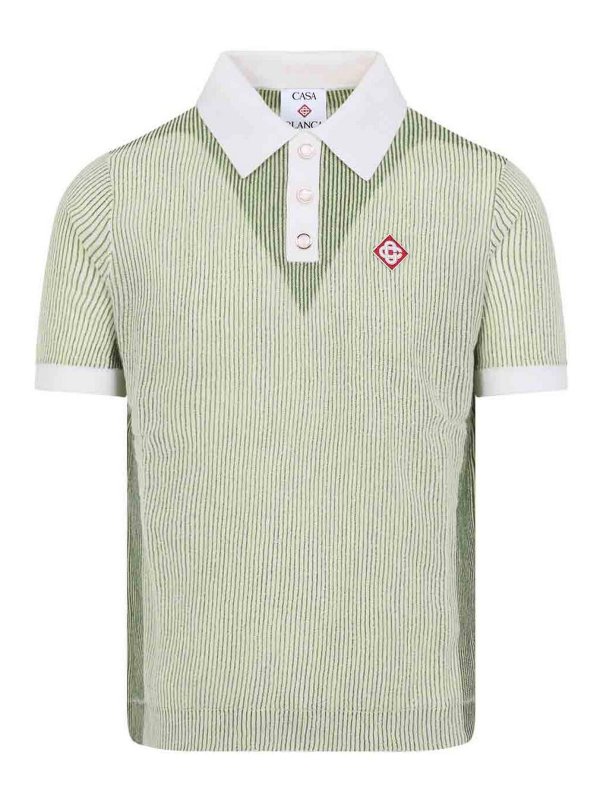 CASABLANCA: ポロシャツ - ポロシャツ - 緑