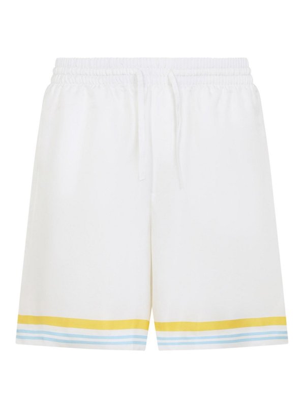 CASABLANCA: Hosen Shorts - Shorts - Weiß