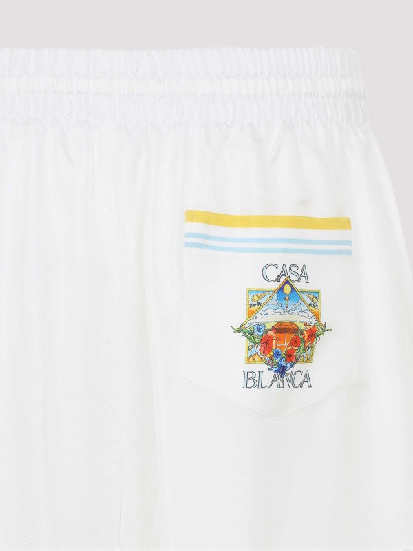 The Best Shops CASABLANCA: Hosen Shorts - Shorts - Weiß