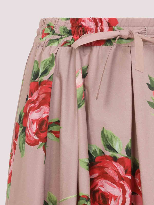 The Best Shops DOLCE & GABBANA: ニーレングススカート＆ミディ丈 - 膝丈/ミディスカート - マルチカラー