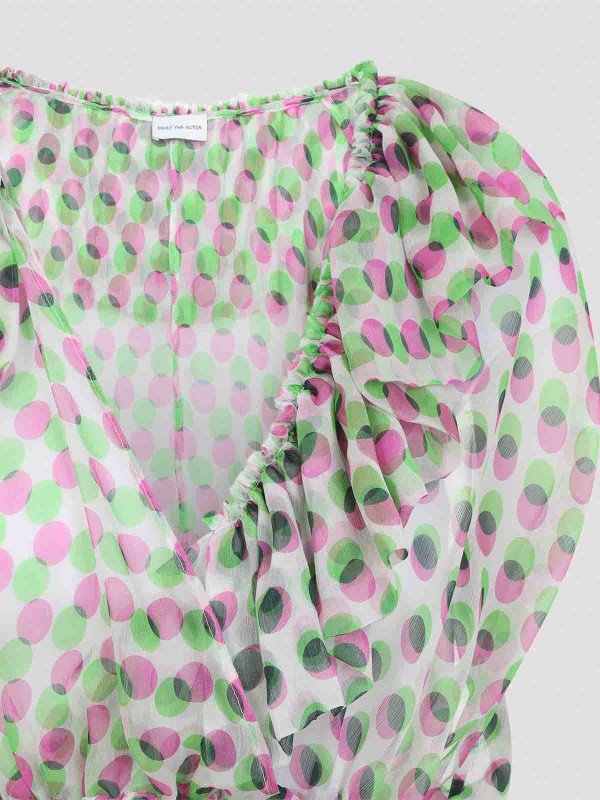 The Best Shops DRIES VAN NOTEN: Tops & Débardeurs - Top - Beige Clair