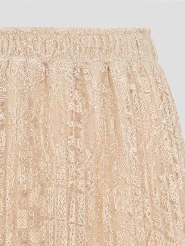 The Best Shops ERMANNO SCERVINO: Knielange und Midi Röcke - Midirock - Weiß