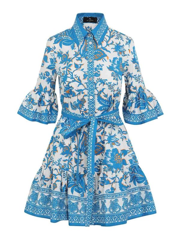 ETRO: ショートドレス - ショートドレス - マルチカラー