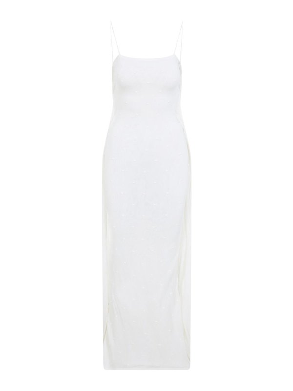 JACQUEMUS: Maxikleider - Maxikleid - Creme