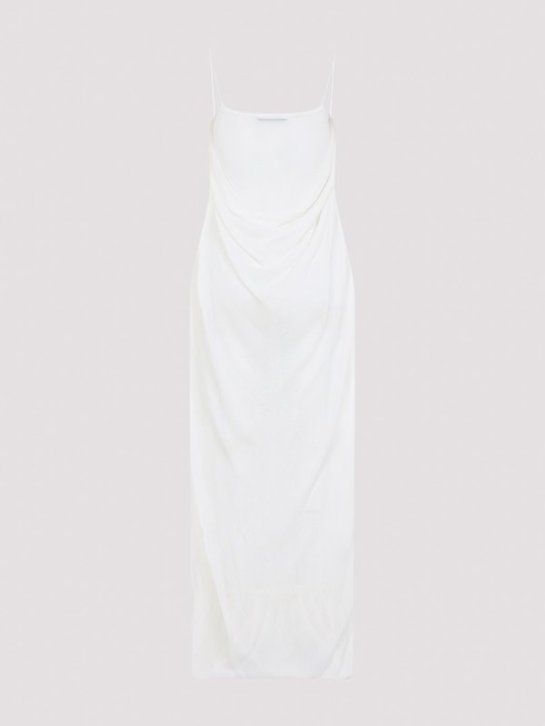 JACQUEMUS: Maxikleider online - Maxikleid - Creme