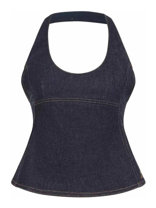 JACQUEMUS: Tops und Tank Tops - Top - Blau