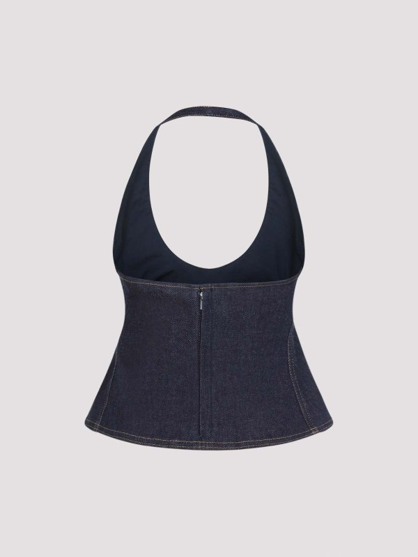 JACQUEMUS: Tops und Tank Tops online - Top - Blau