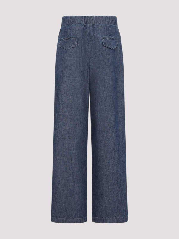 JIL SANDER: casual trousers online - Wide Leg Elasticated Pant