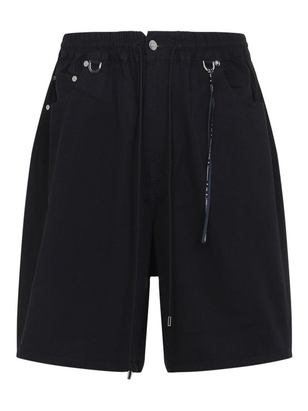 MASTERMIND JAPAN: トラウザーショーツ - ショートパンツ - 黒