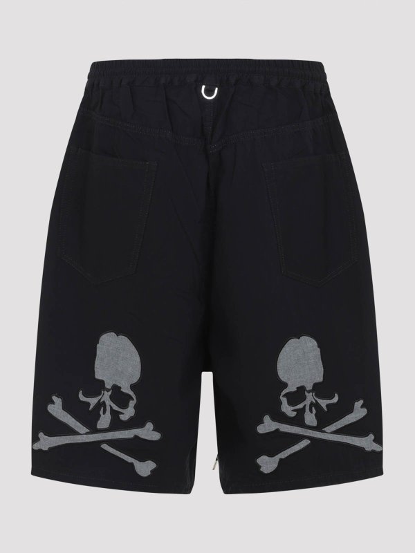MASTERMIND JAPAN: トラウザーショーツ online - ショートパンツ - 黒