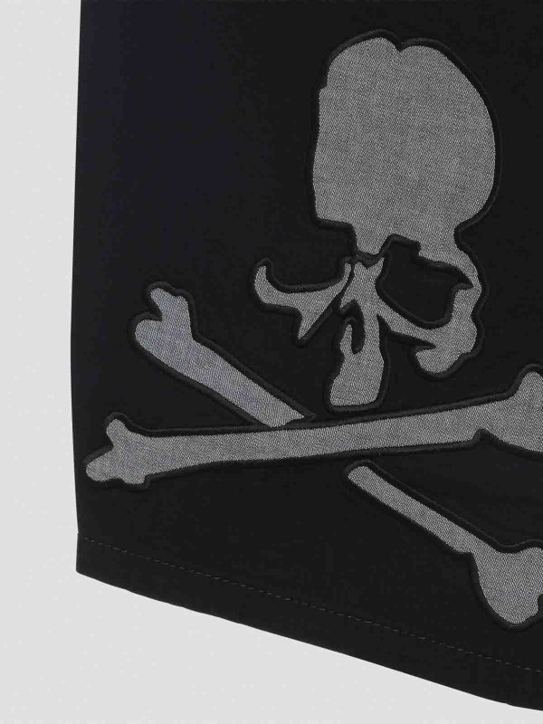ショートパンツ - 黒 shop online: MASTERMIND JAPAN