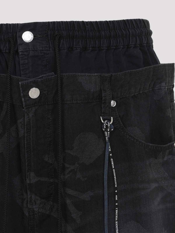 The Best Shops MASTERMIND WORLD: Bootcut - Bootcut Jeans - Schwarz