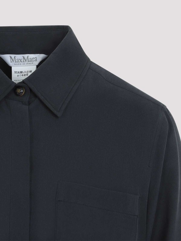 The Best Shops Max Mara: Camisas - Camisa - Azul