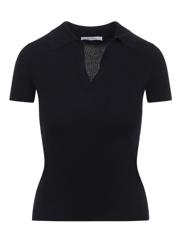 Max Mara: Poloshirts - Poloshirt - Blau