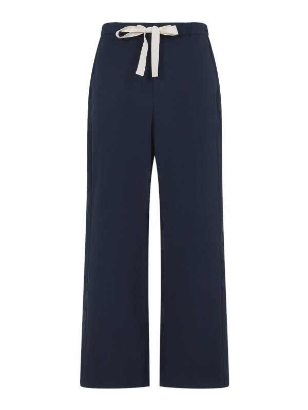 S MAX MARA: casual trousers - Argento Pants