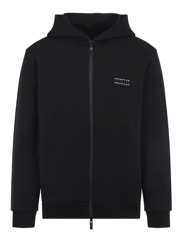 MONCLER: スウェット＆セーター - スウェットシャツ/セーター - 黒