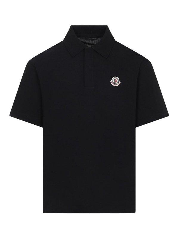 MONCLER: Polos - Polo - Negro