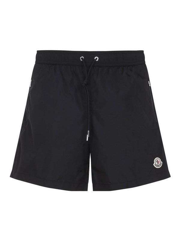 MONCLER: Bañadores - Bañador - Negro