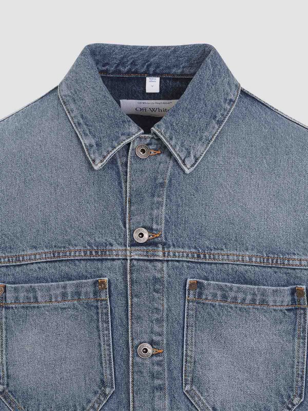 The Best Shops OFF-WHITE: giacche denim - Giacca in denim