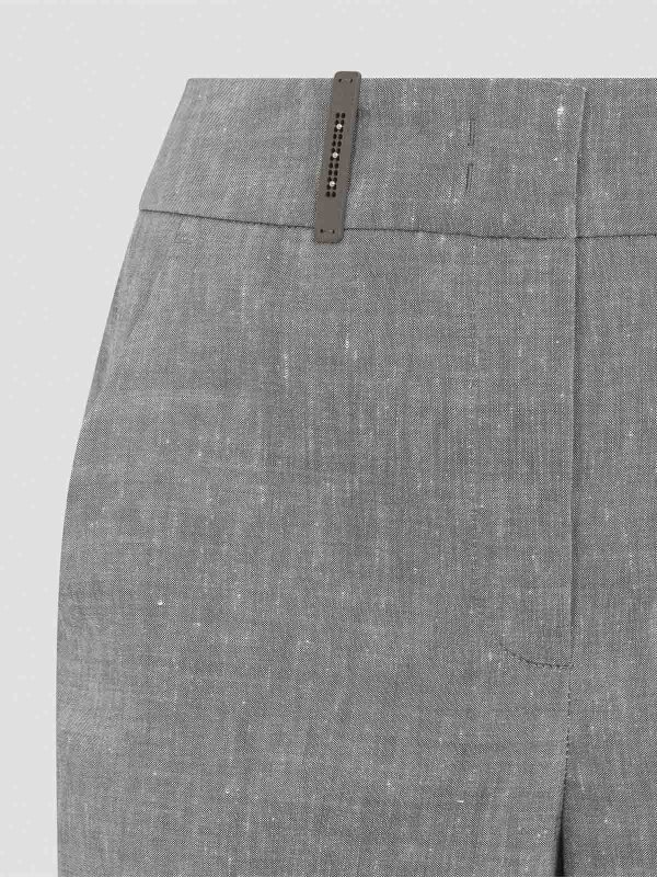 The Best Shops PESERICO: カジュアルトラウザー - カジュアルパンツ - ブラウン