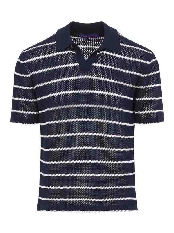 RALPH LAUREN: ポロシャツ - ポロシャツ - ダークブルー