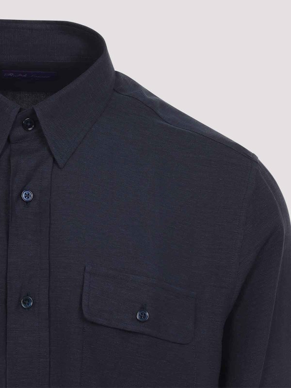 The Best Shops RALPH LAUREN: シャツ - シャツ - ダークブルー