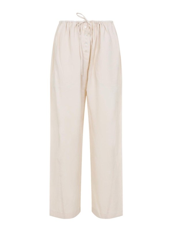 STUDIO NICHOLSON: Casual Hosen - Casual Hose - Weiß