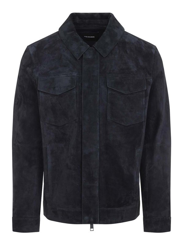 YVES SALOMON: leather jacket - Jacket