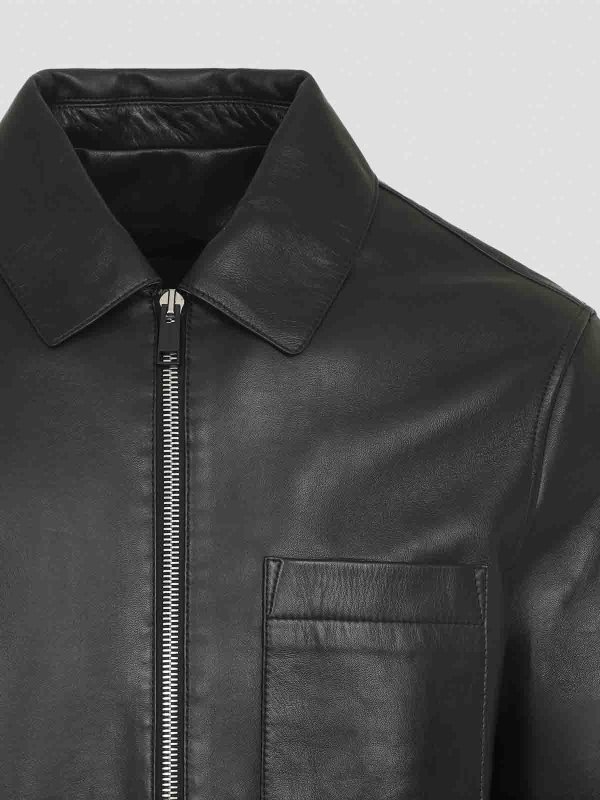 The Best Shops YVES SALOMON: leather jacket - Jacket
