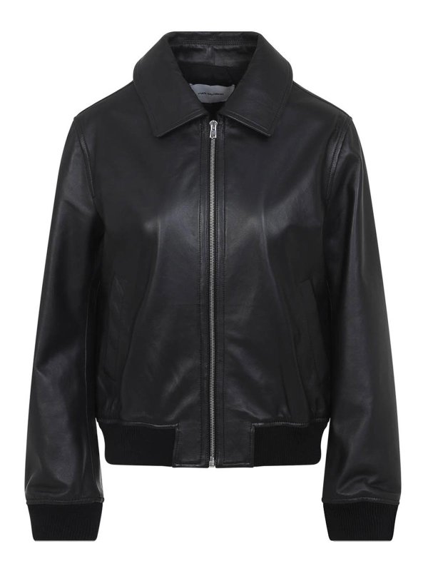 YVES SALOMON: leather jacket - Jacket
