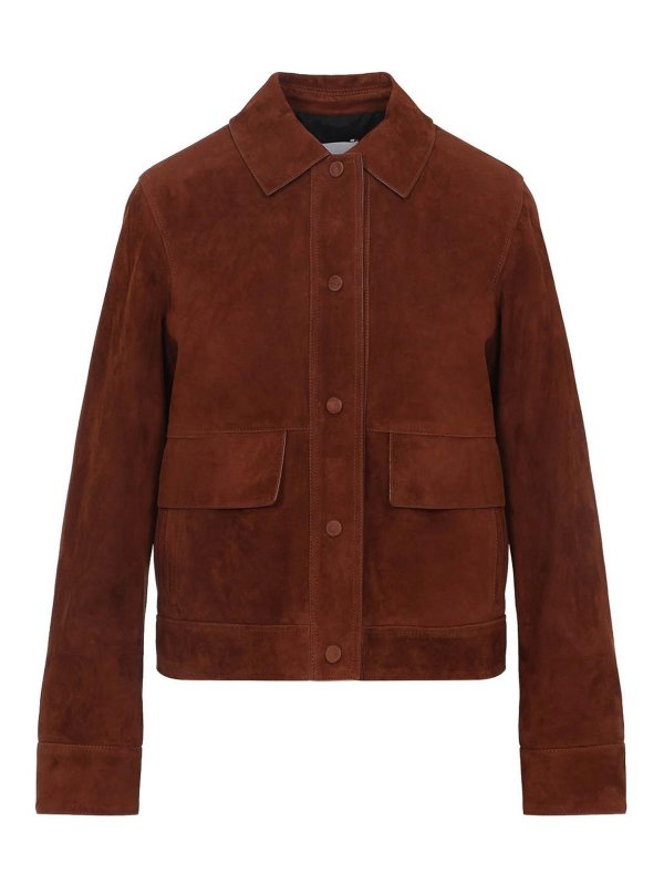YVES SALOMON: leather jacket - Jacket