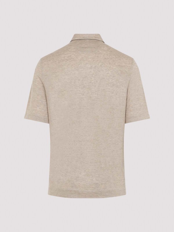 ZEGNA: ポロシャツ online - ポロシャツ - ベージュ