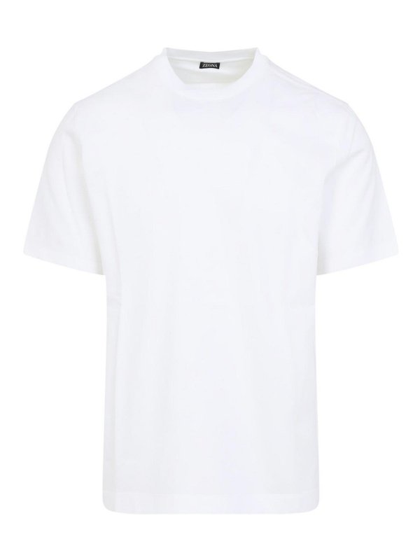 ZEGNA: T-shirts - T-Shirt - Weiß