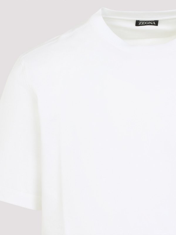 The Best Shops ZEGNA: T-shirts - T-Shirt - Weiß