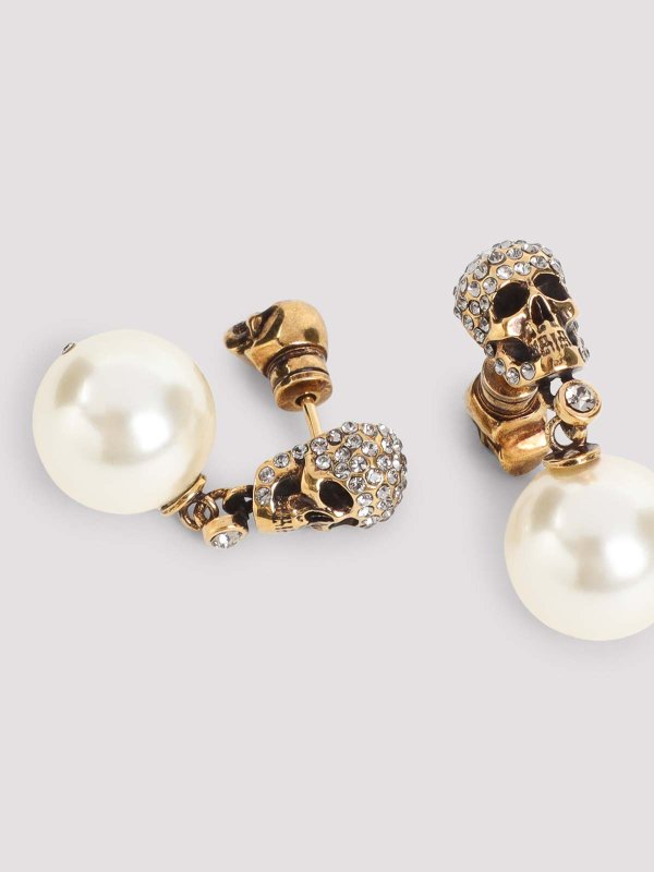 The Best Shops ALEXANDER MCQUEEN: Ohrringe - Ohrring - Gold