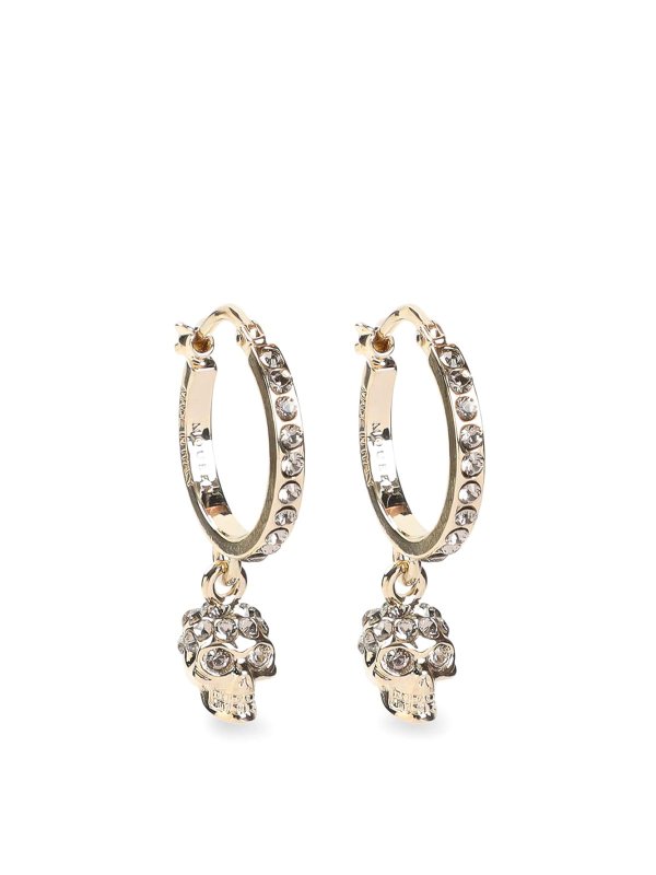 ALEXANDER MCQUEEN: イヤリング - イヤリング - グレー