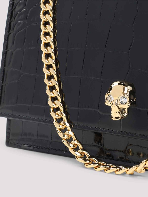 The Best Shops ALEXANDER MCQUEEN: クラッチバッグ - クラッチバッグ - 黒