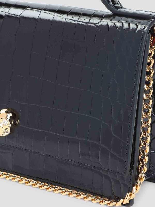 The Best Shops ALEXANDER MCQUEEN: クラッチバッグ - クラッチバッグ - 黒