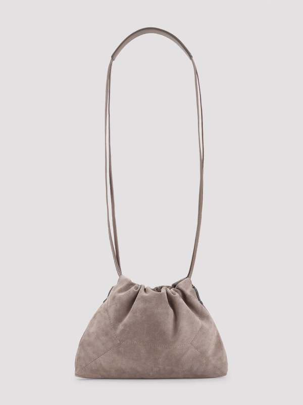 BRUNELLO CUCINELLI: クロスボディバッグ online - クロスボディバッグ - ブラウン