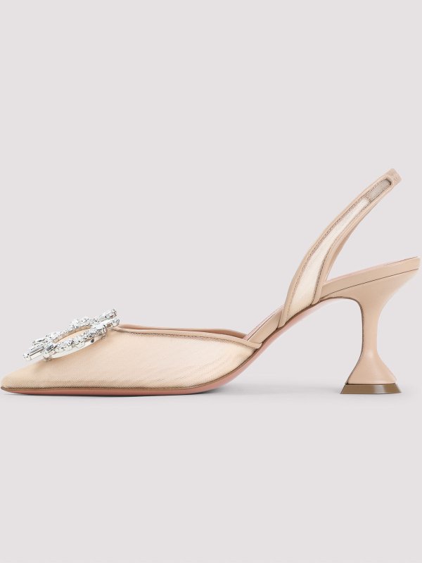 AMINA MUADDI: ミュール online - ミュール - ベージュ