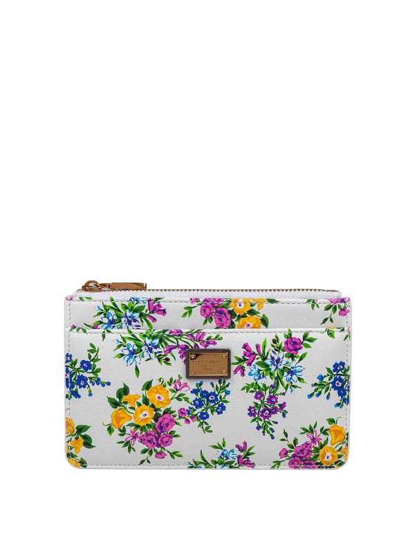 The Best Shops DOLCE & GABBANA: wallets & purses - lower Pattern Dauphine Leather Card Holder