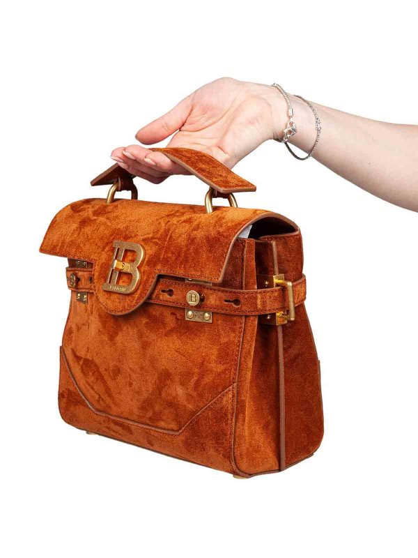 Balmain: Sacs à main online - Sac Cabas - Camel