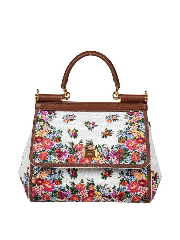 DOLCE & GABBANA: totes bags - Dolce & Gabbana Small Sicily Bag