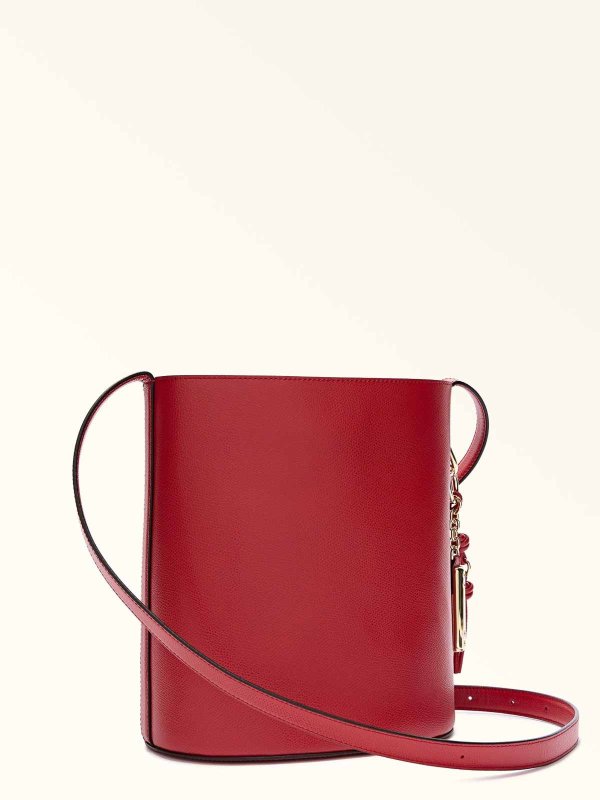 Roxie S Bucket Bag In Red Leather Replica 
online: FURLA