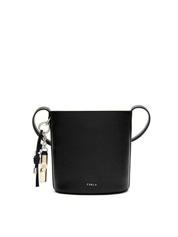 FURLA: バケットバッグ - バケットバッグ - 黒