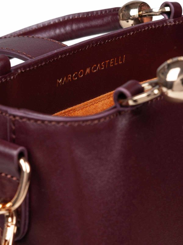 トートバッグ - ダークレッド Replica 
online: MARCO CASTELLI