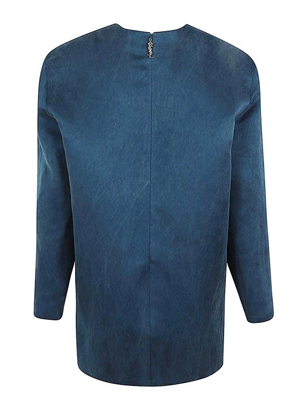 SAINT LAURENT: evening dresses online - Satin Silk Dress