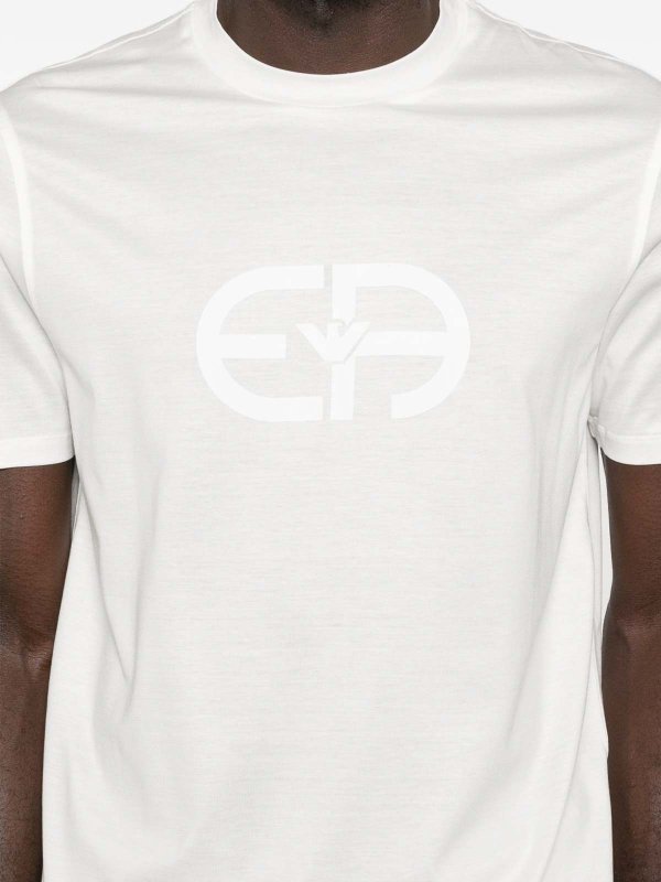 EMPORIO ARMANI: T-shirts online - T-Shirt - Weiß